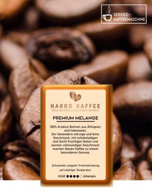Premium Melange Kaffee online bestellen von Harro Kaffee Onlineshop